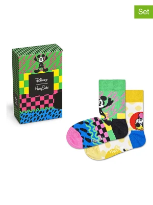 Happy Socks 2-częściowy zestaw prezentowy ze wzorem rozmiar: 22-24