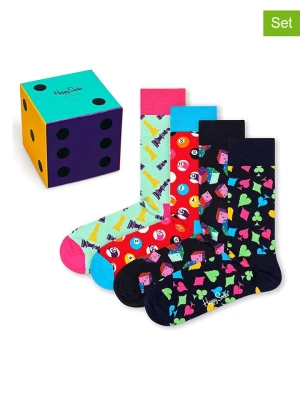 Happy Socks 4-częściowy zestaw prezentowy w kolorze zielono-czerwono-czarnym rozmiar: 41-46