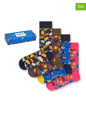 Happy Socks 4-częściowy zestaw prezentowy ze wzorem rozmiar: 41-46