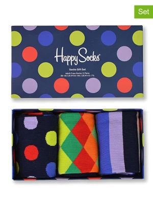 Happy Socks 6-częściowy zestaw prezentowy ze wzorem rozmiar: 41-46