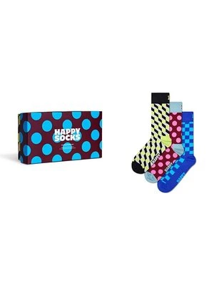 Happy Socks skarpetki 3-Pack Multicolor Gift Set 3-pack P001721