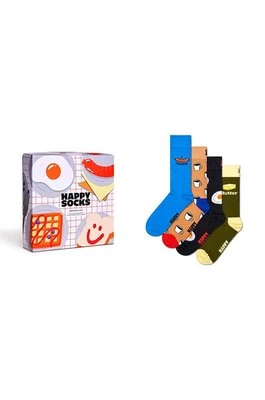 Happy Socks skarpetki 4-Pack Breakfast Gift Set P001725