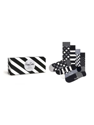 Happy Socks skarpetki 4-Pack czarny