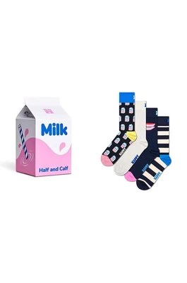 Happy Socks skarpetki 4-Pack Milk Carton Gift Set P001724