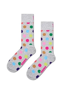 Happy Socks skarpetki Big Dot Sock kolor szary