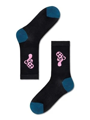 Happy Socks skarpetki Caroline Crew Sock damskie kolor czarny