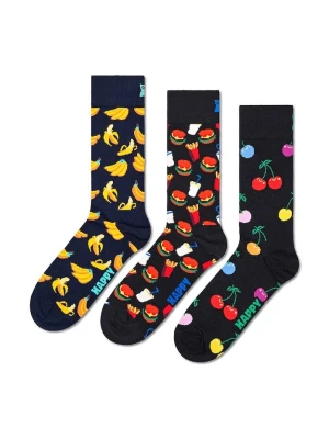Happy Socks skarpetki Classic Banana 3-pack czarny