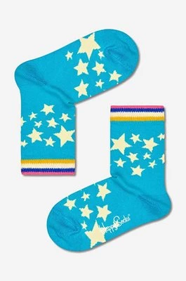 Happy Socks skarpetki dziecięce Star kolor niebieski Skarpetki dziecięce Happy Socks Star KSTA01-6000