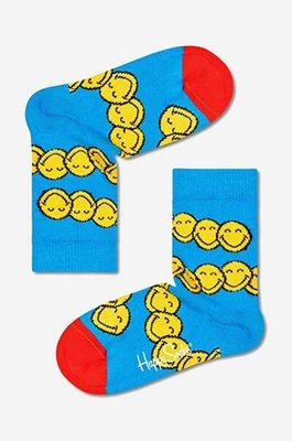 Happy Socks skarpetki dziecięce Zen SmileyWorld kolor niebieski Skarpetki dziecięce Happy Socks Zen SmileyWorld KSMY01-6000