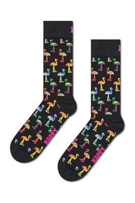 Happy Socks skarpetki Flamingo Sock kolor czarny FMN01-9300