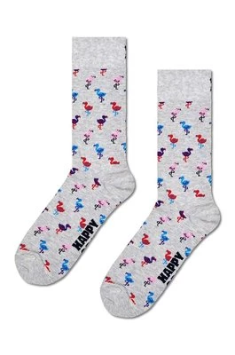 Happy Socks skarpetki Flamingo Sock kolor szary