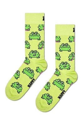 Happy Socks skarpetki Frog Sock kolor zielony P001863