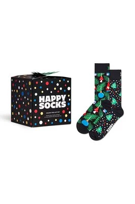 Happy Socks skarpetki GIFTBOX 2-pack kolor czarny P001737