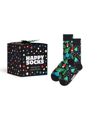 Happy Socks skarpetki GIFTBOX 2-pack kolor czarny P001737