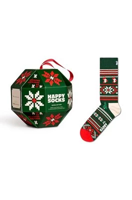 Happy Socks skarpetki GIFTBOX kolor zielony P001733