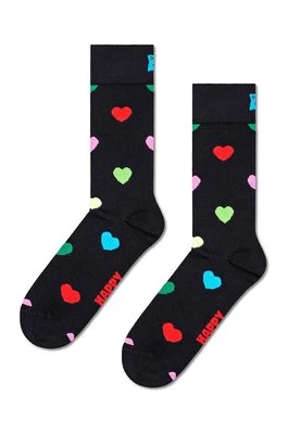 Happy Socks skarpetki Heart Sock kolor czarny P001521