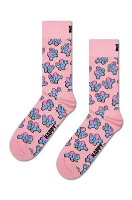 Happy Socks skarpetki Inflatable Elephant kolor różowy