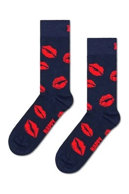 Happy Socks skarpetki Kisses Sock kolor granatowy P001526