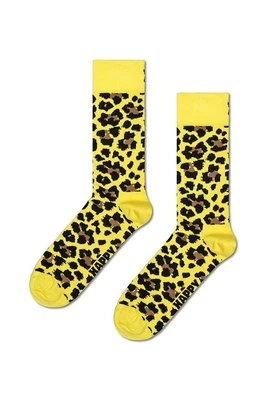 Happy Socks skarpetki Leo kolor żółty
