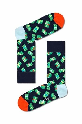 Happy Socks skarpetki Money Money kolor granatowy