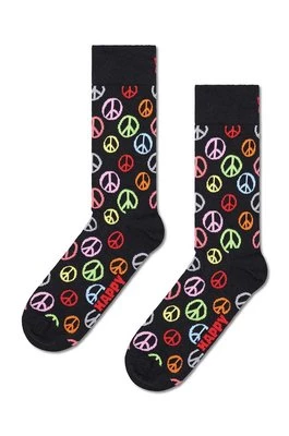 Happy Socks skarpetki Peace kolor czarny