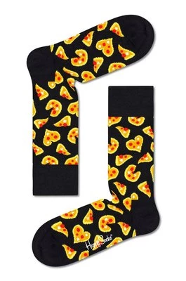 Happy Socks Skarpetki Pizza Love damskie kolor czarny