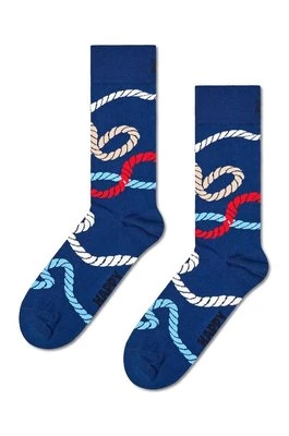 Happy Socks skarpetki Rope Sock kolor niebieski