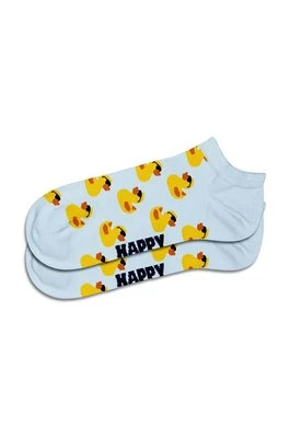 Happy Socks skarpetki Rubber Duck Low Sock kolor niebieski SRDU05-6000