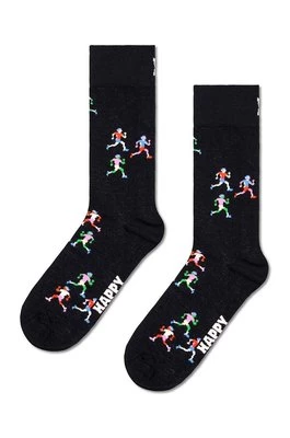 Happy Socks skarpetki Runners Sock kolor czarny P001512