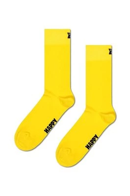 Happy Socks skarpetki Solid kolor żółty