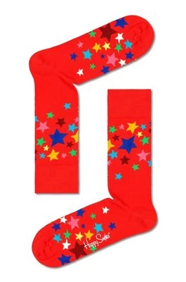 Happy Socks skarpetki Stars Sock kolor czerwony