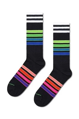 Happy Socks skarpetki Street Stripe Sneaker kolor czarny