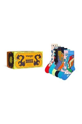 Happy Socks skarpetki Wrangler 6-pack Rodeo Days Gift 6-pack kolor pomarańczowy P002274