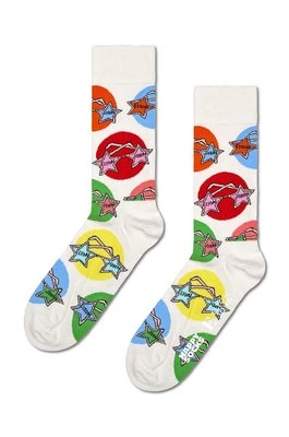 Happy Socks skarpetki x Elton John Glasses kolor beżowy