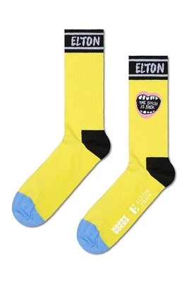 Happy Socks skarpetki x Elton John The Bitch Is Back kolor żółty