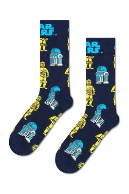 Happy Socks skarpetki x Star Wars R2D2 & C3PO Sock kolor granatowy P002883