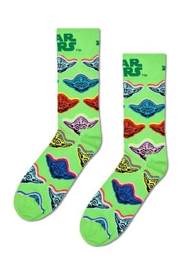 Happy Socks skarpetki x Star Wars Yoda Sock kolor zielony P002884