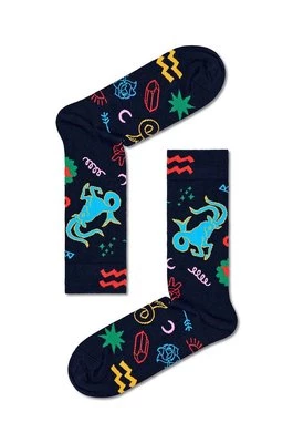 Happy Socks skarpetki Zodiac Capricorn kolor granatowy