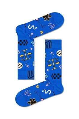 Happy Socks skarpetki Zodiac Libra kolor niebieski