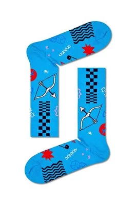 Happy Socks skarpetki Zodiac Sagittarius kolor turkusowy