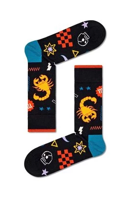 Happy Socks skarpetki Zodiac Scorpio kolor czarny