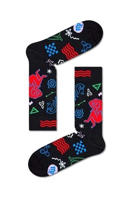 Happy Socks skarpetki Zodiac Virgo kolor czarny