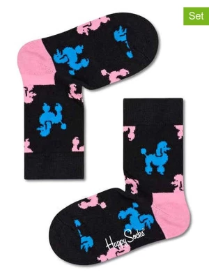 Happy Socks Skarpety (2 pary) w kolorze czarnym rozmiar: 28-31