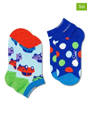 Happy Socks Skarpety (2 pary) w kolorze niebieskim i błękitnym rozmiar: 28-31