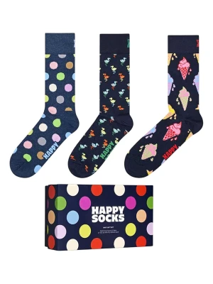 Happy Socks Skarpety (3 pary) ze wzorem rozmiar: 36-40