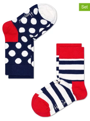 Happy Socks Skarpety (4 pary) "Stripes and Dots" ze wzorem rozmiar: 28-31