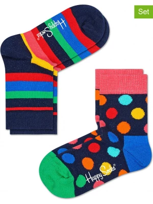 Happy Socks Skarpety (4 pary) "Stripes and Dots" ze wzorem rozmiar: 28-31