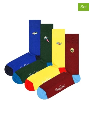 Happy Socks Skarpety (4 pary) w różnych kolorach rozmiar: 36-40