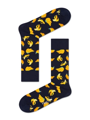 Happy Socks Skarpety "Banana" w kolorze czarno-żółtym rozmiar: 36-40