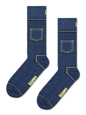 Happy Socks Skarpety "Denim" w kolorze granatowym rozmiar: 41-46